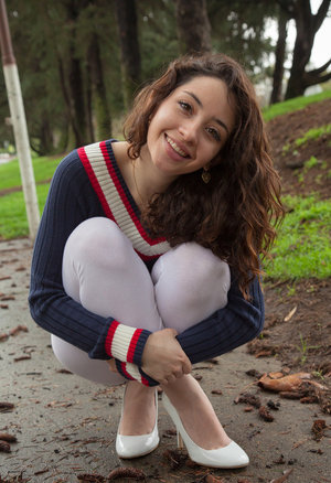 18 year old beauty Iveta B getting face sexyed and swallows cum